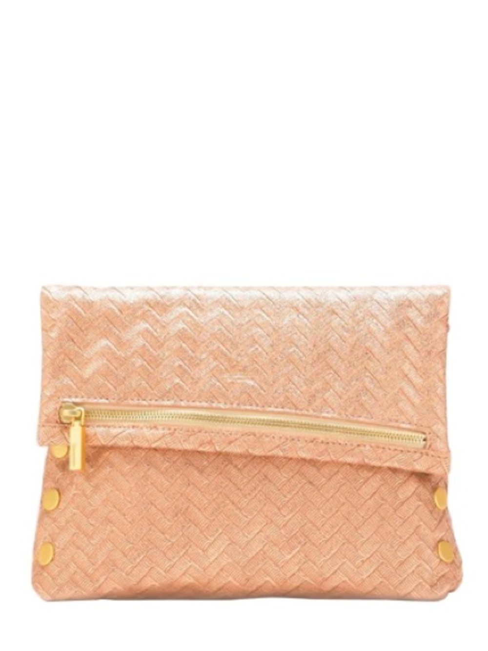 Rare Hammitt VIP Medium Sockeye​ (Rose Gold Chevron) with Brushed Gold Hardware
